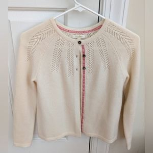 Mini Boden Girls Cashmere Cardigan, size 8-9